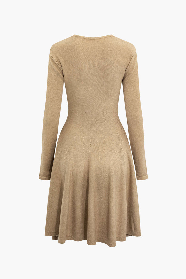 Gweeks - Amara Flare Midi Elbise - gweeks.com