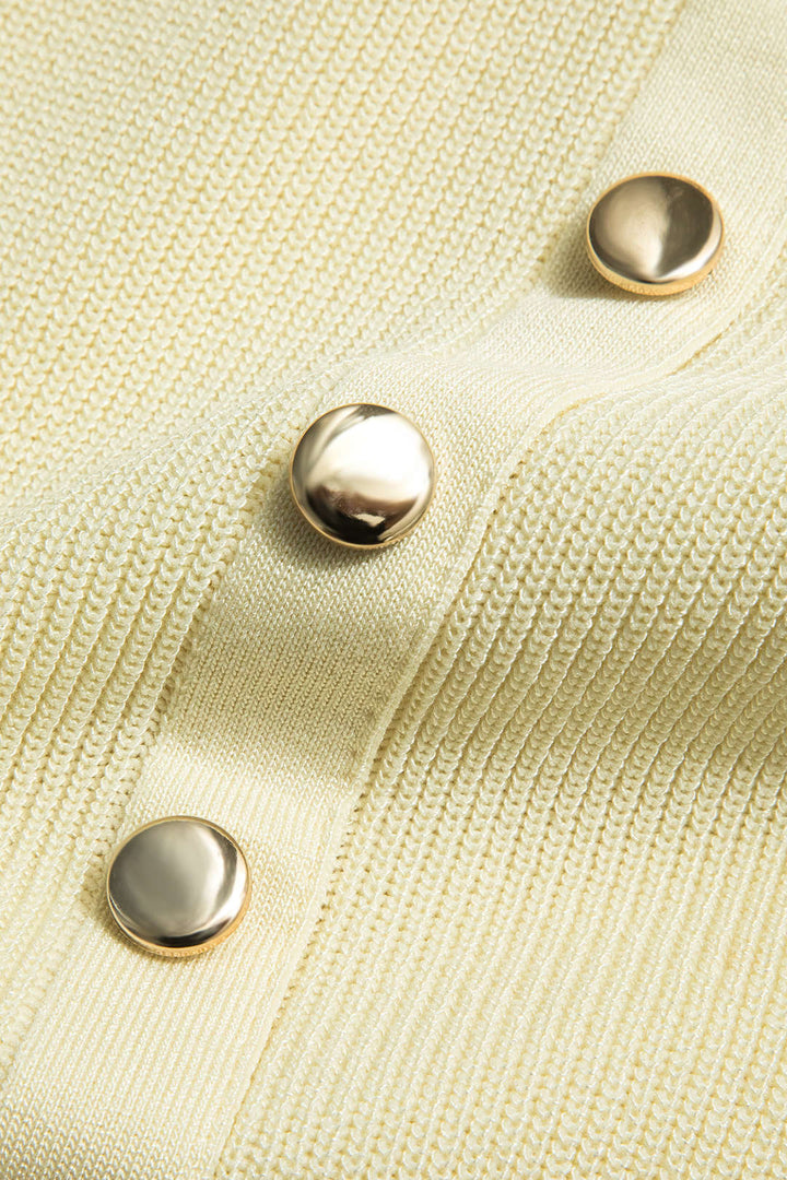 Gweeks - Aria Luxe Button Mini Elbise - gweeks.com