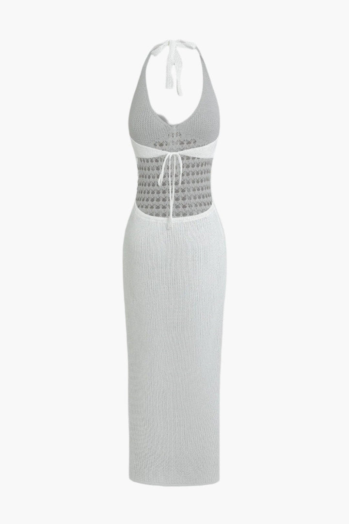 Gweeks - Aurora Crochet Halter Elbise - gweeks.com