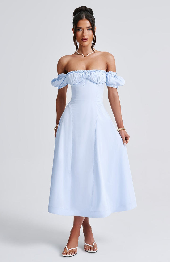 Gweeks - Azure Dream Midi Elbise - gweeks.com