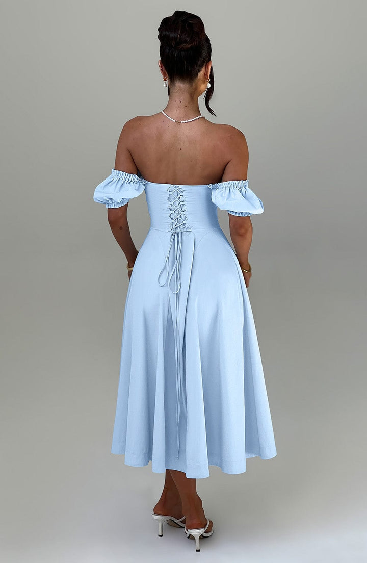 Gweeks - Azure Dream Midi Elbise - gweeks.com