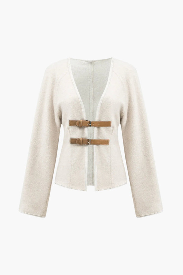 Gweeks - Belted Elegance Yün Ceket - gweeks.com