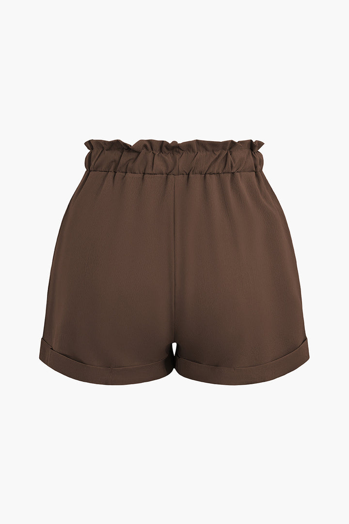 Gweeks - Belted Relax Şort - gweeks.com