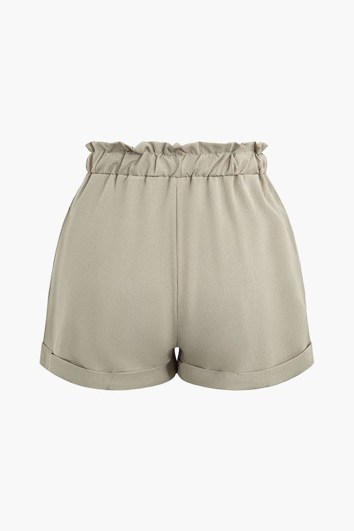 Gweeks - Belted Relax Şort - gweeks.com
