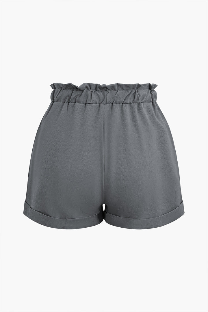 Gweeks - Belted Relax Şort - gweeks.com