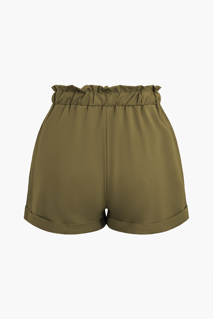 Gweeks - Belted Relax Şort - gweeks.com