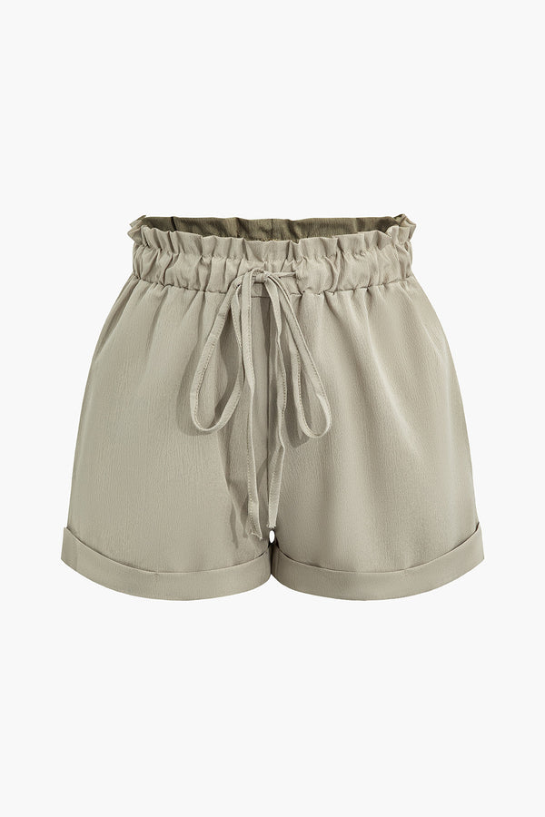 Gweeks - Belted Relax Şort - gweeks.com