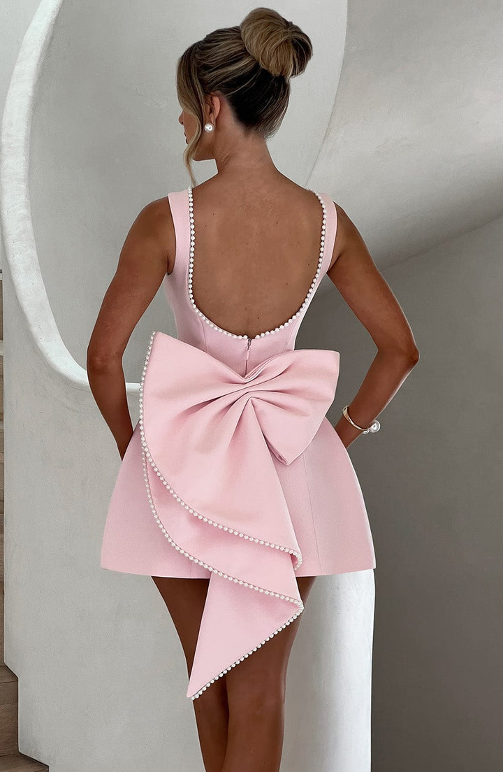 Gweeks - Blush Elegance Mini Elbise - gweeks.com