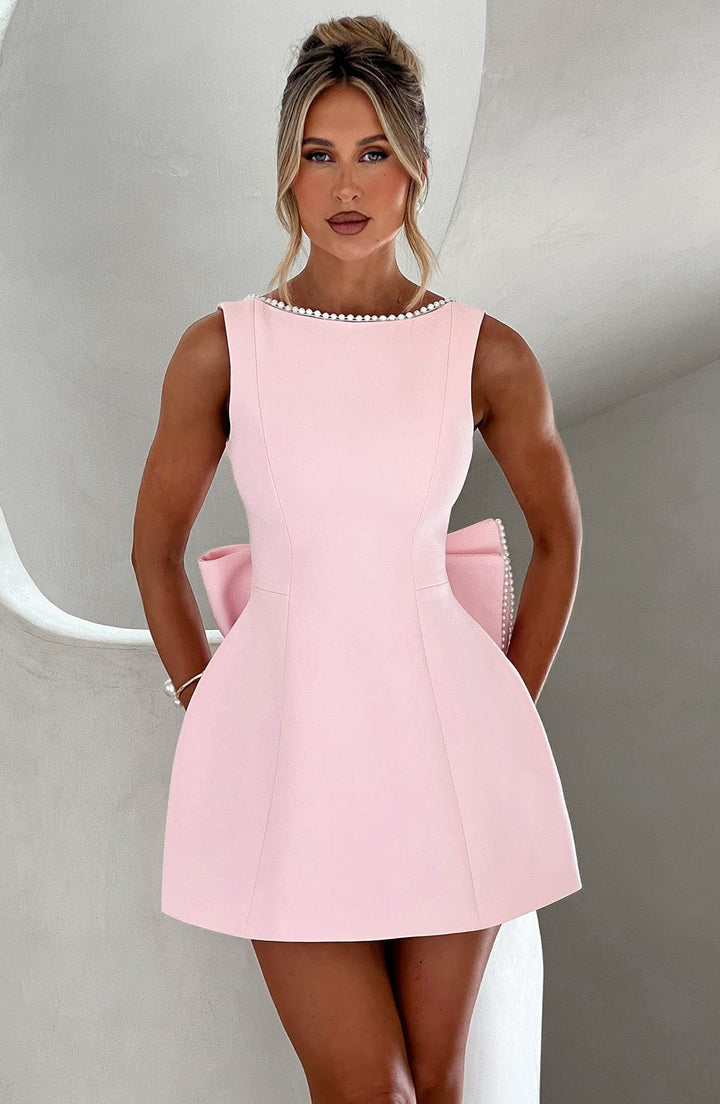 Gweeks - Blush Elegance Mini Elbise - gweeks.com