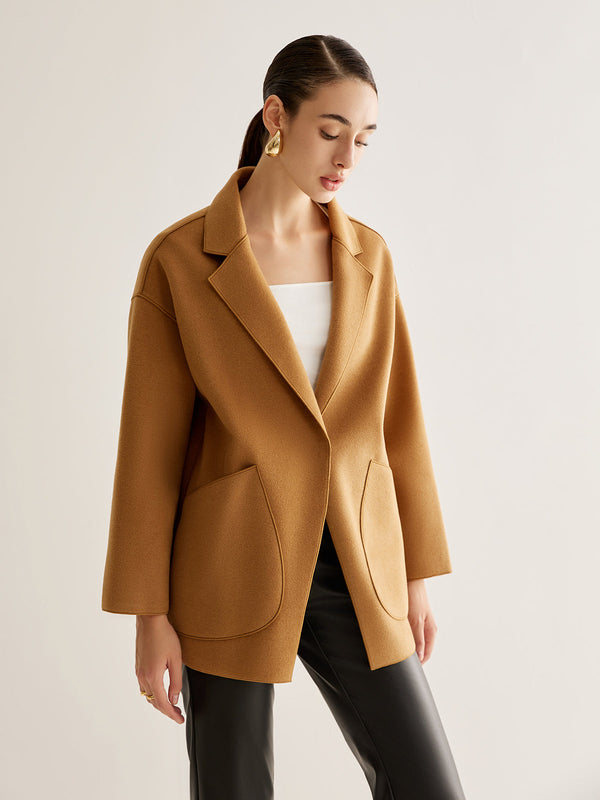 Gweeks - Caramel Bliss Oversize Blazer - gweeks.com