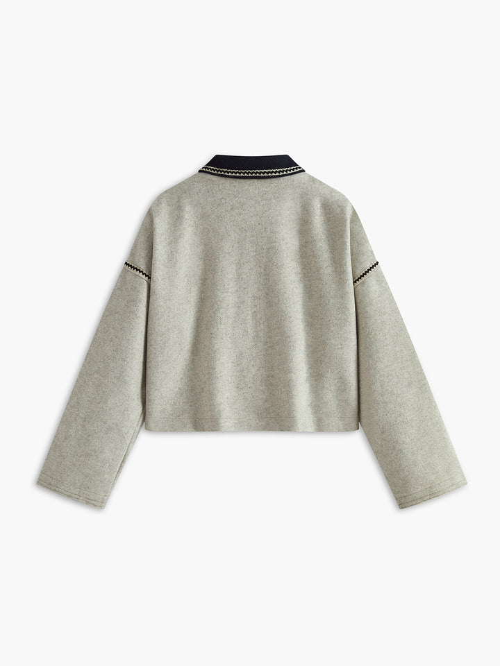 Gweeks - Chic Contrast Pocket Jacket - gweeks.com