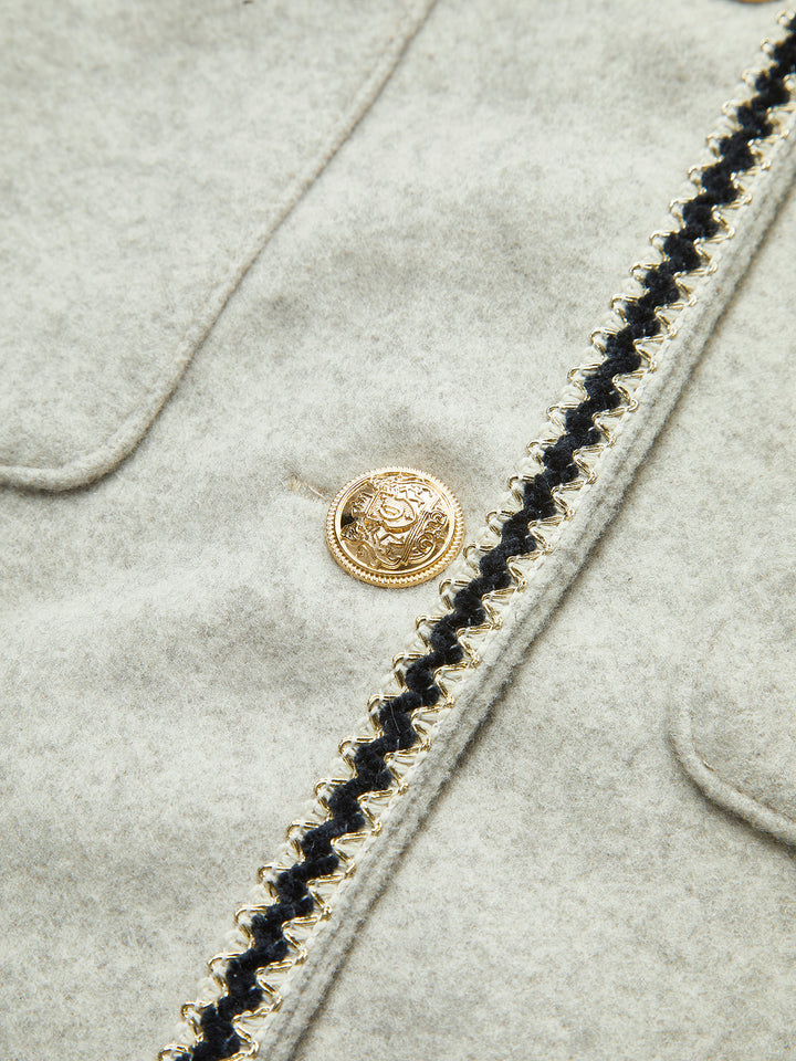 Gweeks - Chic Contrast Pocket Jacket - gweeks.com