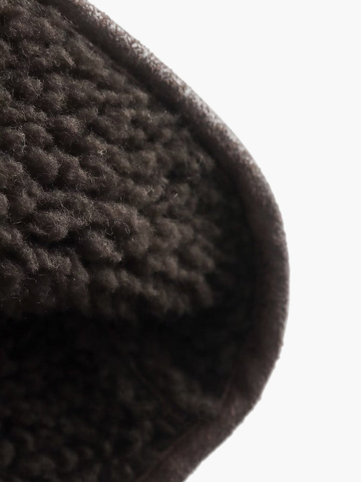 Gweeks - Cocoa Luxe Shearling Jacket - gweeks.com