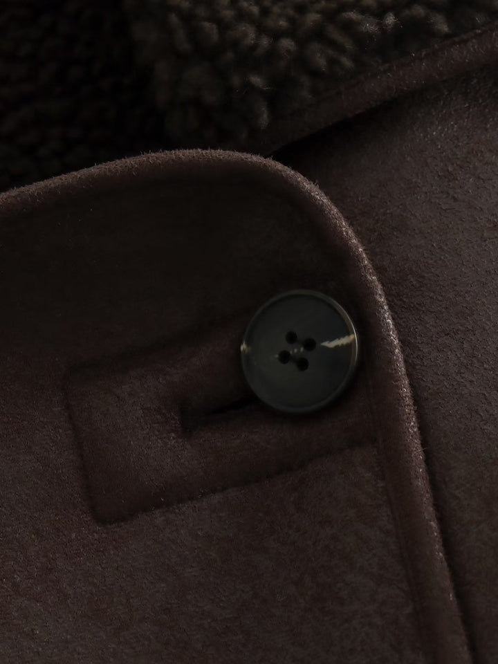 Gweeks - Cocoa Luxe Shearling Jacket - gweeks.com