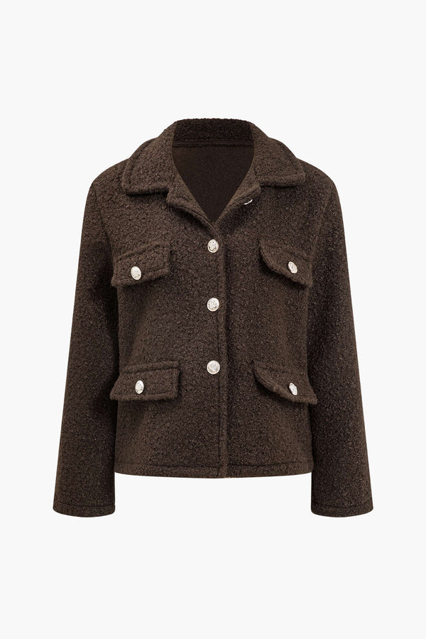 Gweeks - Cozy Luxe Wool Blend Ceket - gweeks.com