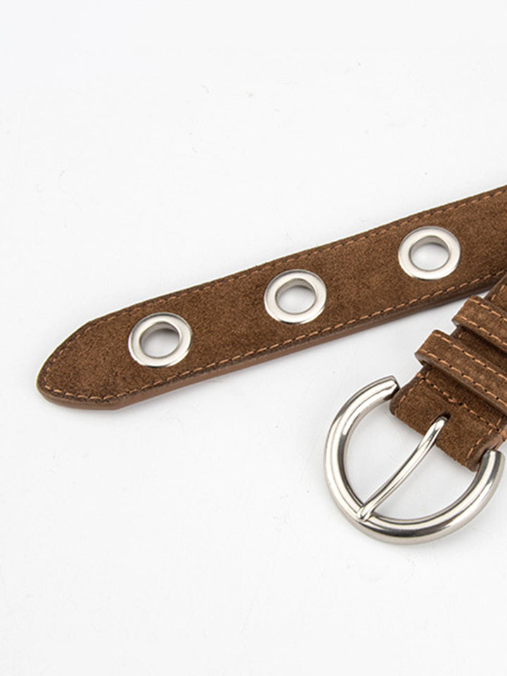 Gweeks - Delikli Metal Detaylı Kemer - gweeks.com