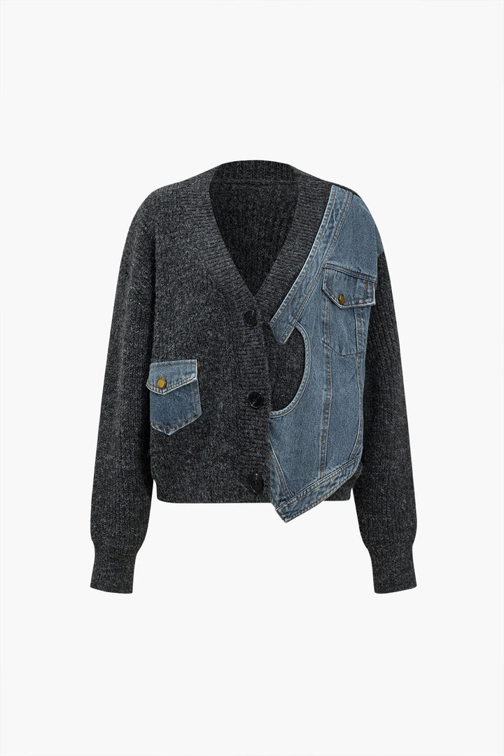 Gweeks - Denim Harmony Hırka - gweeks.com