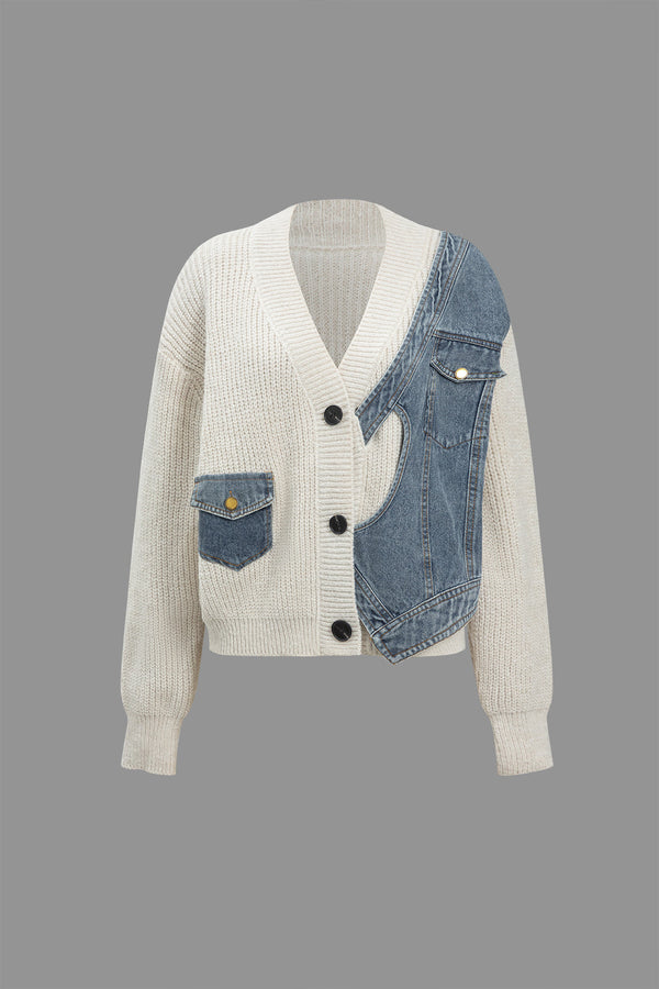 Gweeks - Denim Harmony Hırka - gweeks.com