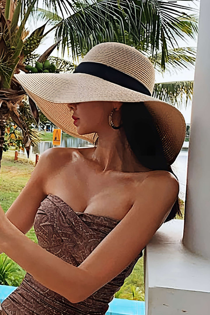Gweeks - Elegance Geniş Kenarlı Şapka - gweeks.com