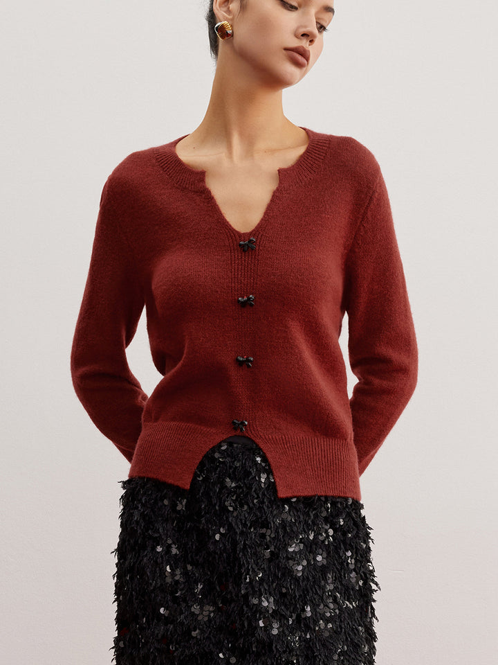 Gweeks - Elegance Knot Detaylı Hırka - gweeks.com
