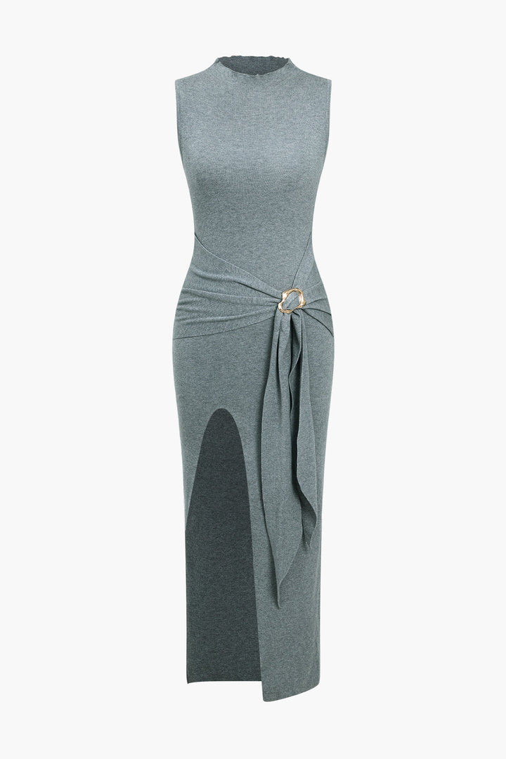 Gweeks - Elegance Knot Maxi Elbise - gweeks.com