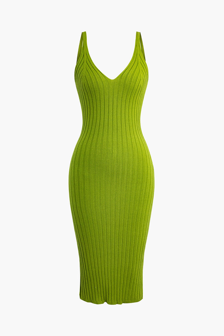 Gweeks - Elegant Stripes Triko Elbise - gweeks.com
