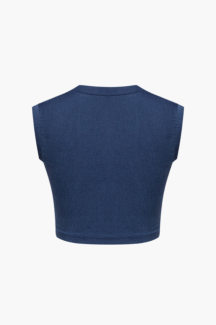 Gweeks - Elegant Twist Crop Top - gweeks.com