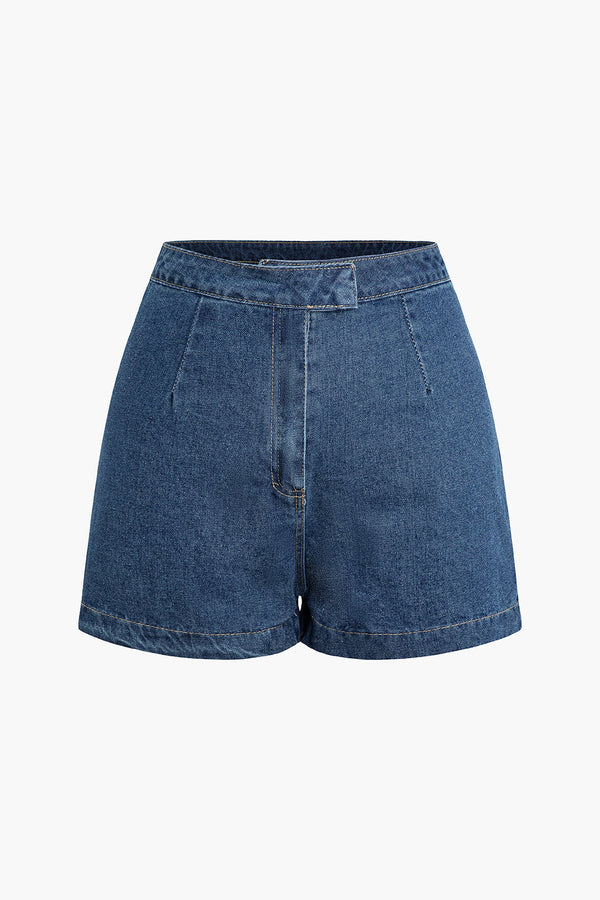 Gweeks - Essential Denim Şort - gweeks.com