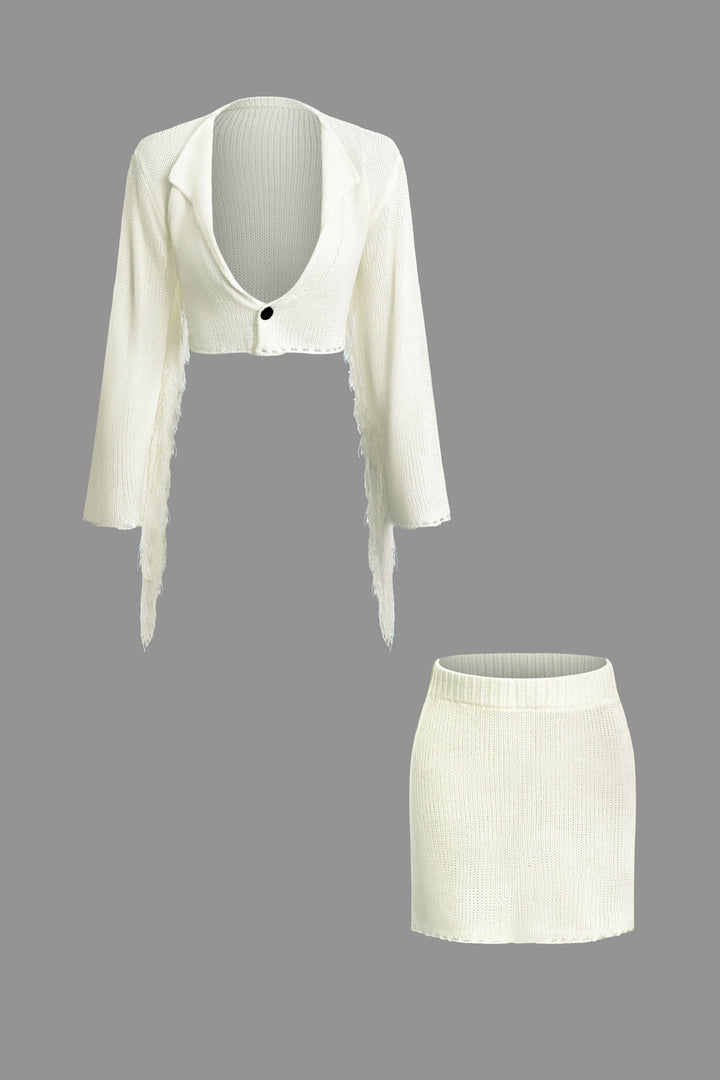 Gweeks - Ethereal Chic İkili Örgü Takım - gweeks.com