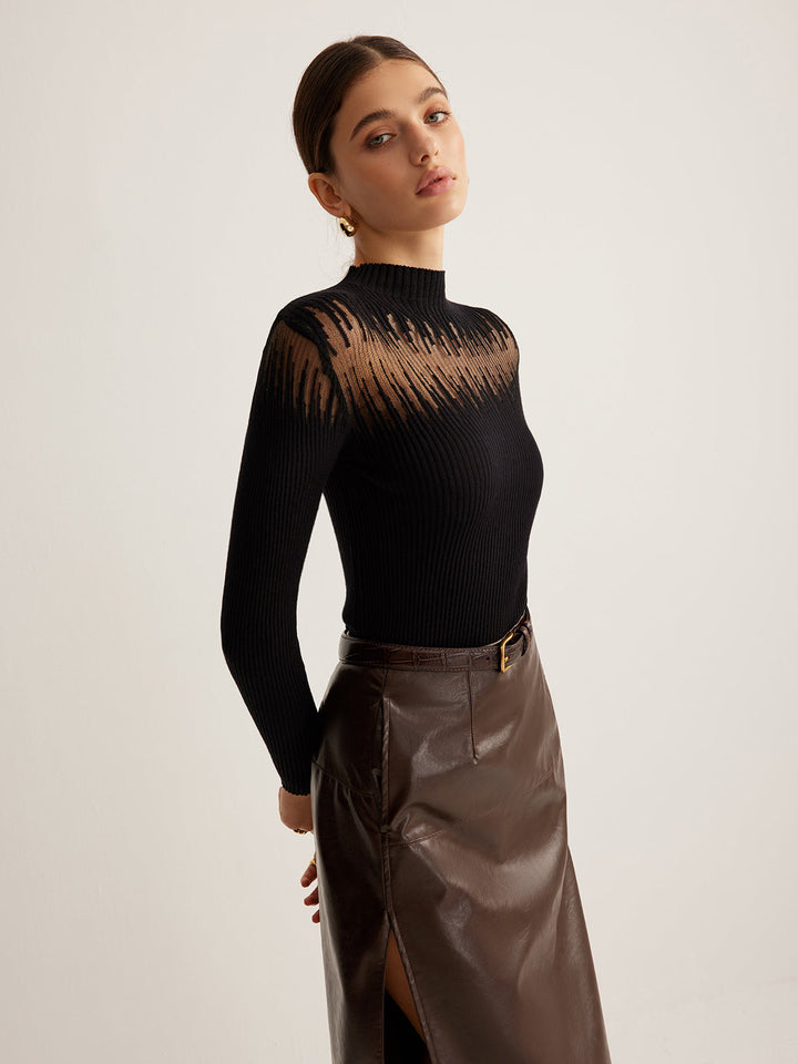 Gweeks - Ethereal Elegance Triko Kazak - gweeks.com
