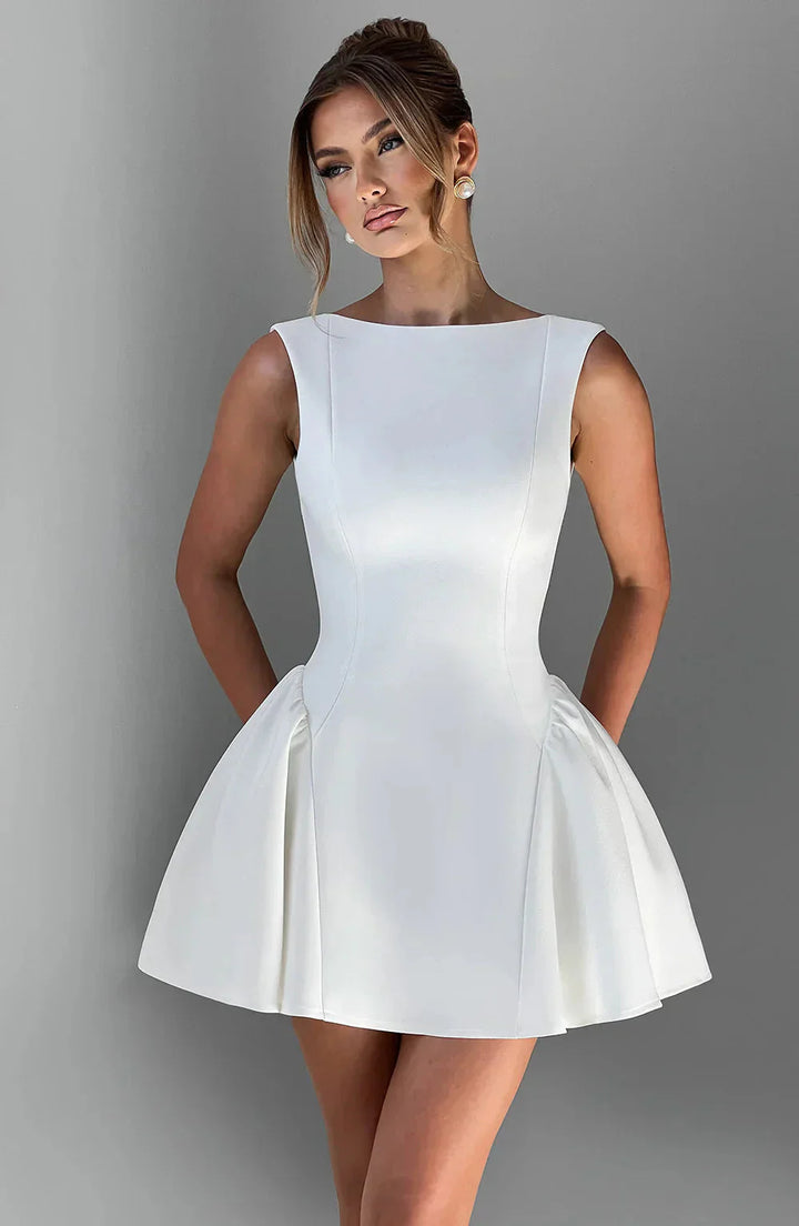 Gweeks - Ethereal Grace Fit &amp; Flare Elbise - gweeks.com