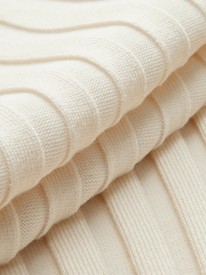 Gweeks - Fitilli Uzun Kollu Basic Triko - gweeks.com