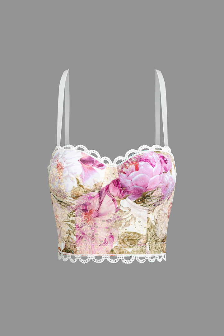 Gweeks - Floral Elegance Bustier - gweeks.com