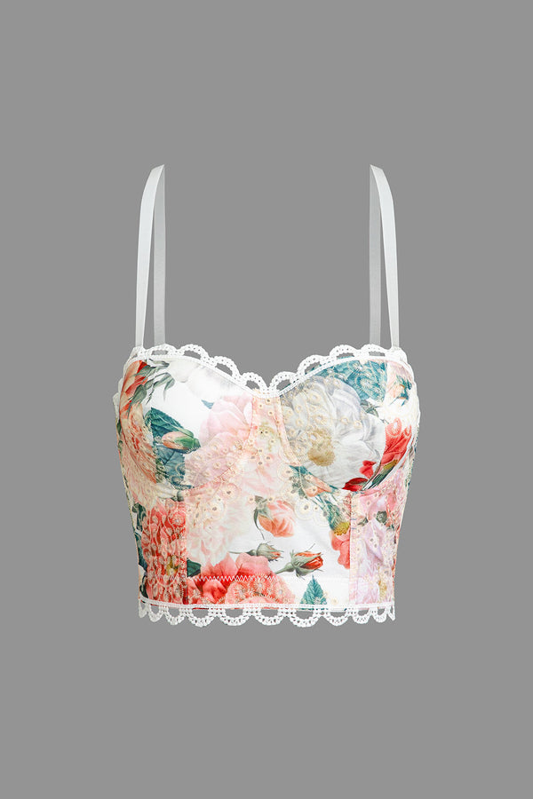 Gweeks - Floral Elegance Bustier - gweeks.com