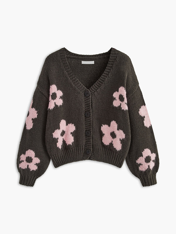 Gweeks - Floral Harmony Hırka - gweeks.com