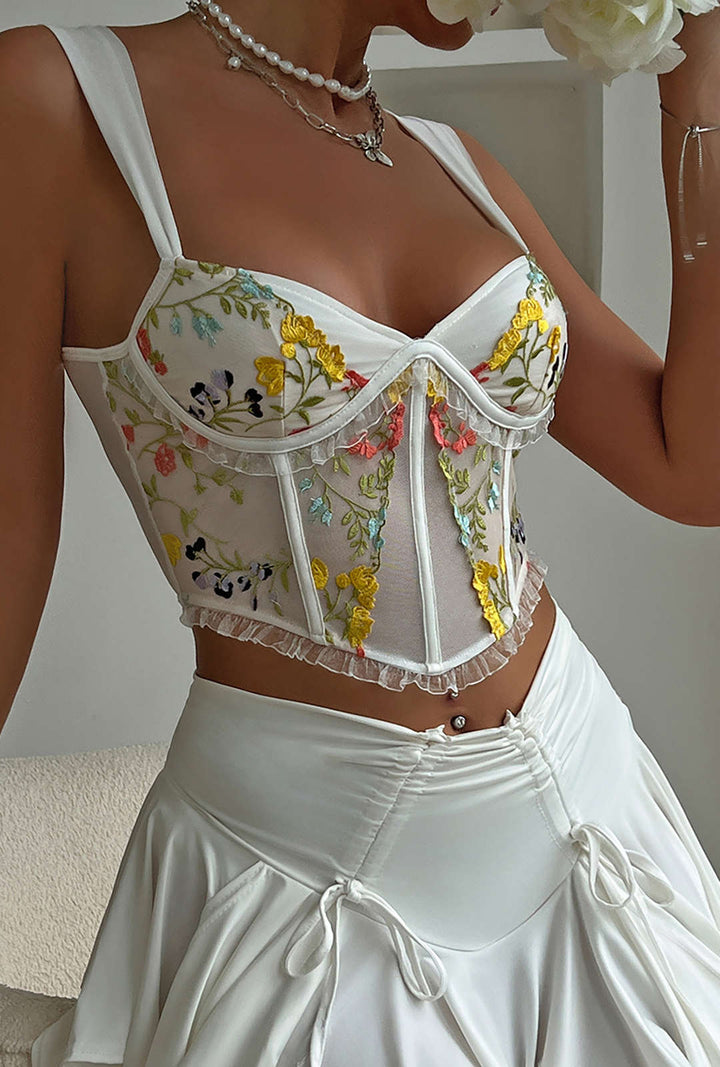 Gweeks - Floral Whisper Corset - gweeks.com