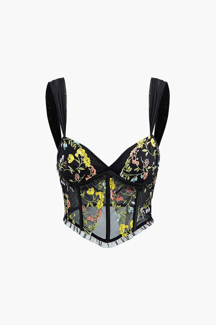 Gweeks - Floral Whisper Corset - gweeks.com