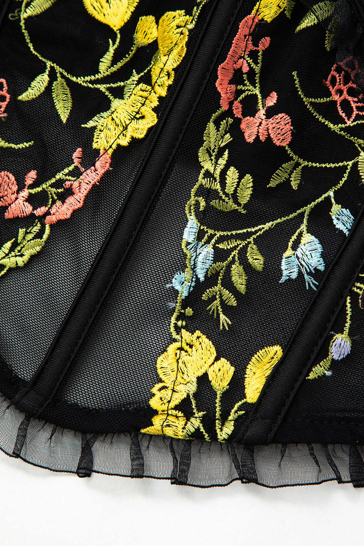 Gweeks - Floral Whisper Corset - gweeks.com
