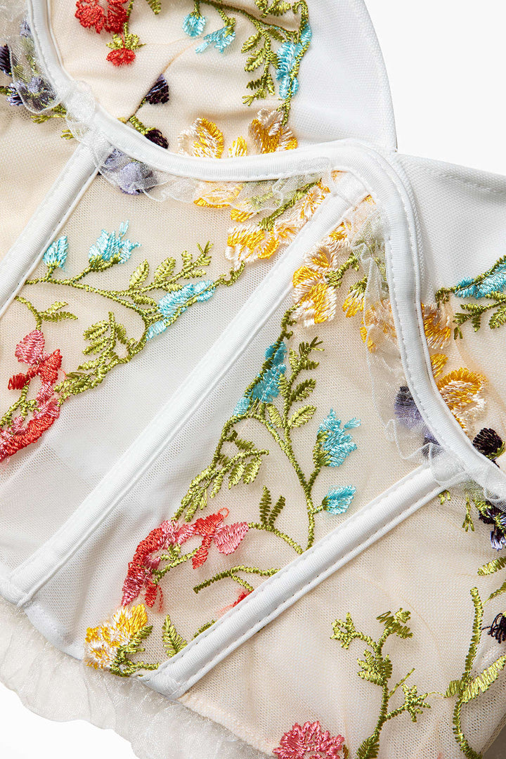 Gweeks - Floral Whisper Corset - gweeks.com