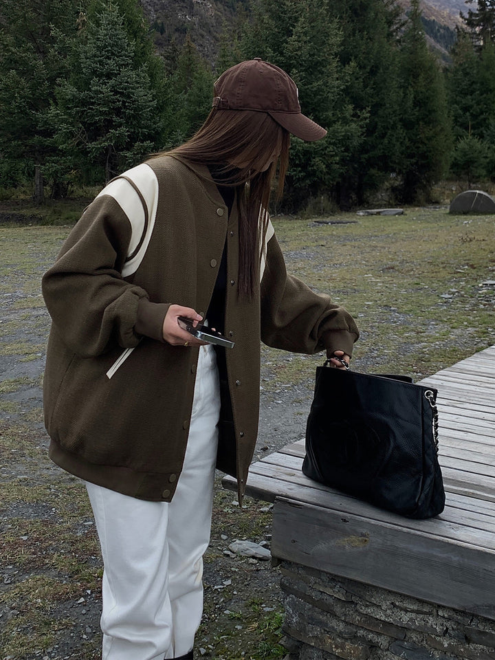 Gweeks - Forest Edge Varsity Jacket - gweeks.com