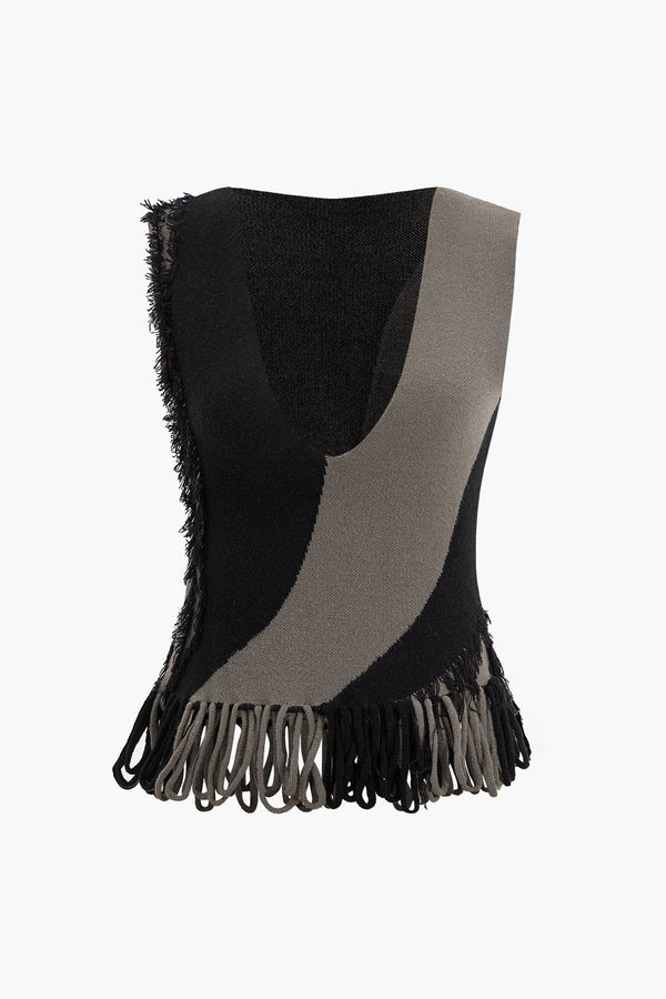 Gweeks - Fringe Harmony Knit Top - gweeks.com