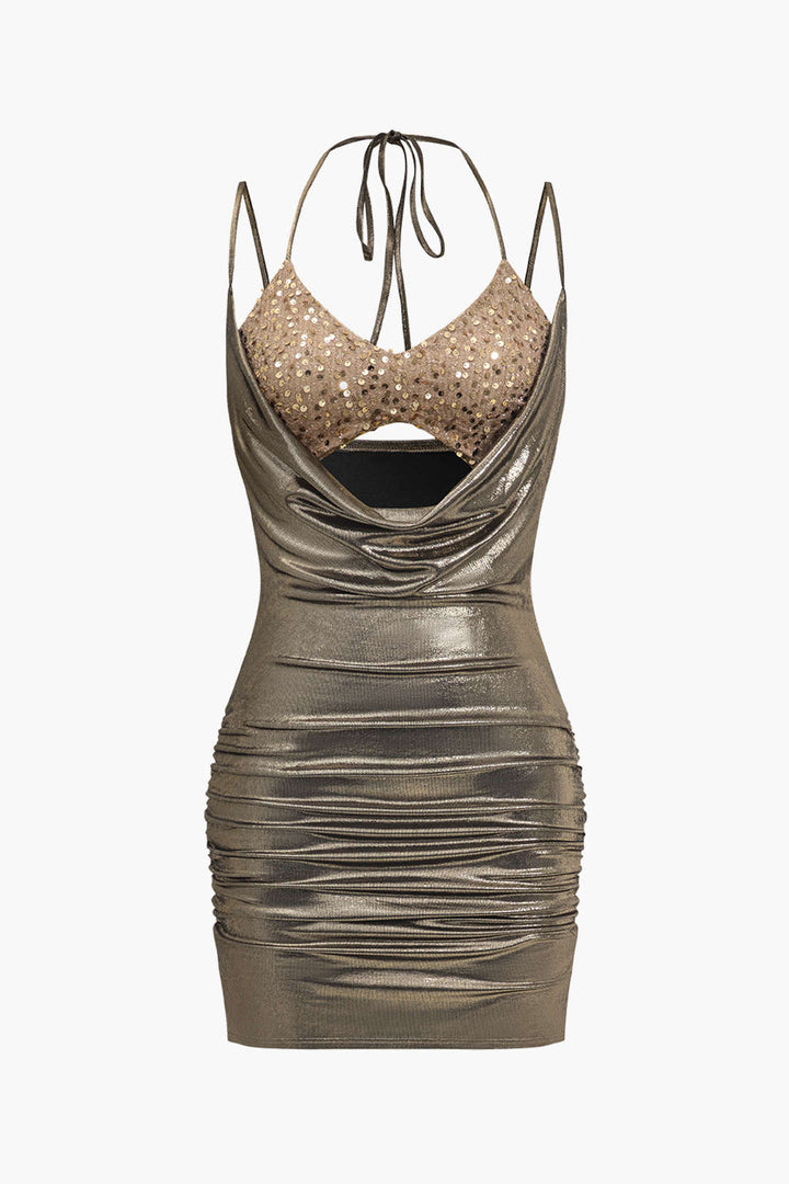 Gweeks - Gilded Glam Elbise - gweeks.com