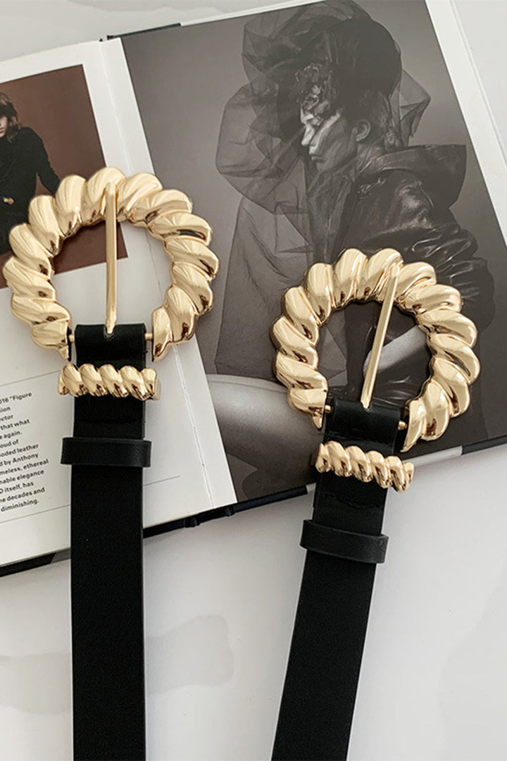 Gweeks - Gold Spiral Tokalı Kemer - gweeks.com