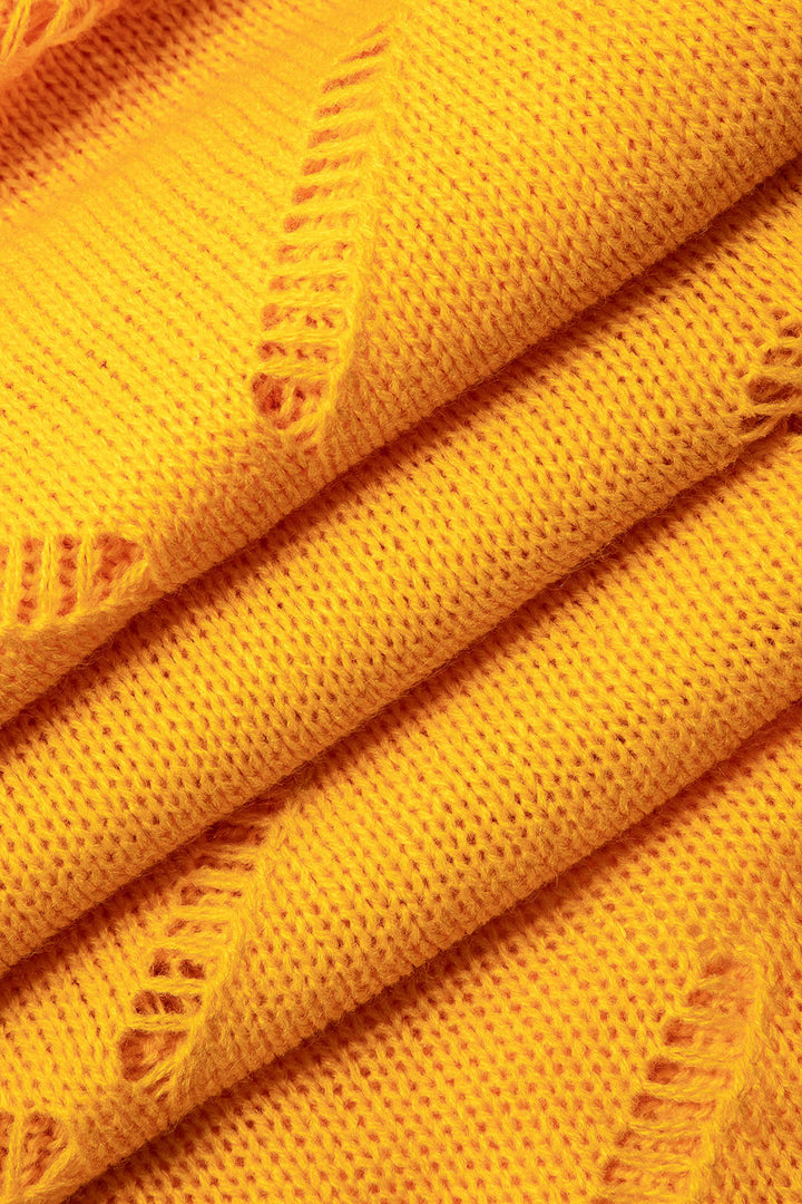 Gweeks - Golden Horizon Knit Elbise - gweeks.com
