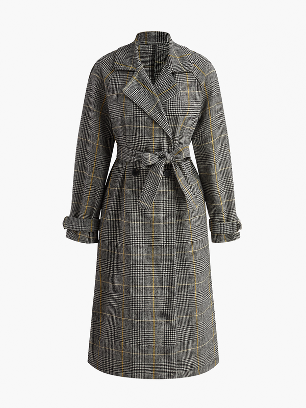 Gweeks - Grey Elegance Ekose Trençkot - gweeks.com