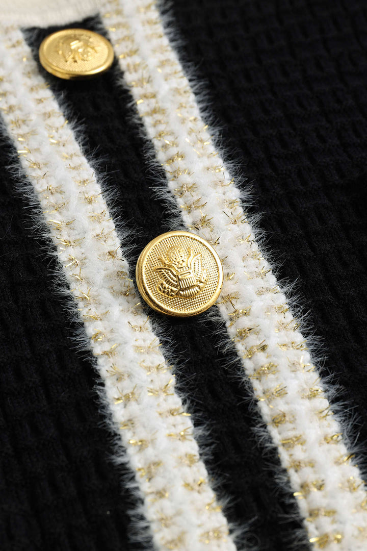 Gweeks - Imperial Elegance Tweed Elbise - gweeks.com