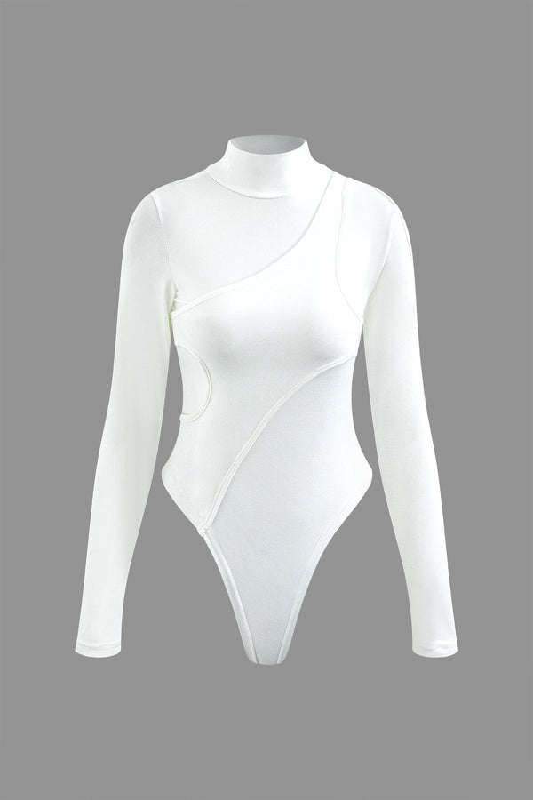 Gweeks - Ivy Geometrik Dikiş Detaylı Body - gweeks.com
