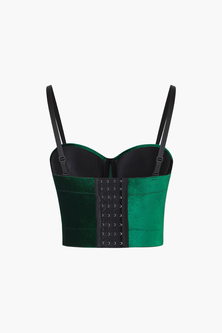 Gweeks - Kadife Askılı Büstiyer - gweeks.com