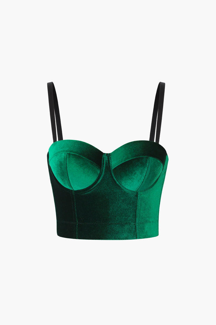 Gweeks - Kadife Askılı Büstiyer - gweeks.com