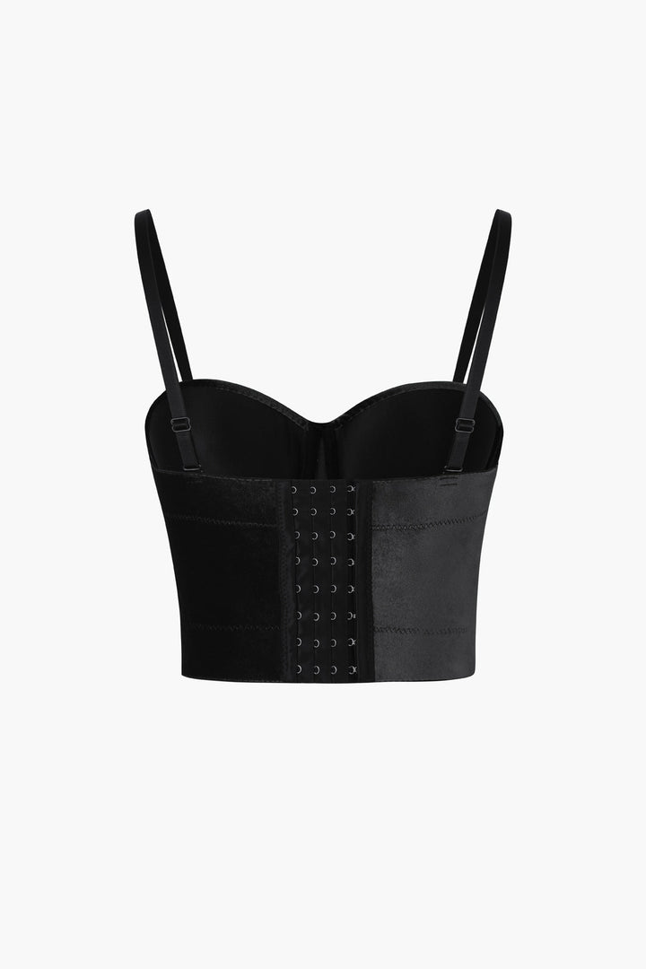 Gweeks - Kadife Askılı Büstiyer - gweeks.com